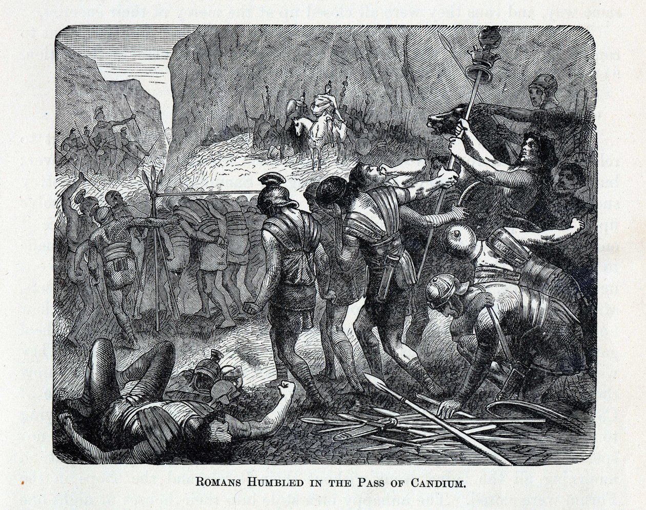 A rómaiak megalázkodtak a Caudium-hágóban, 1882 alkotó: Unbekannt