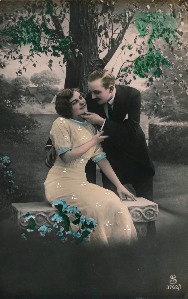 Romantikus képeslap, 1910 alkotó: Unbekannt