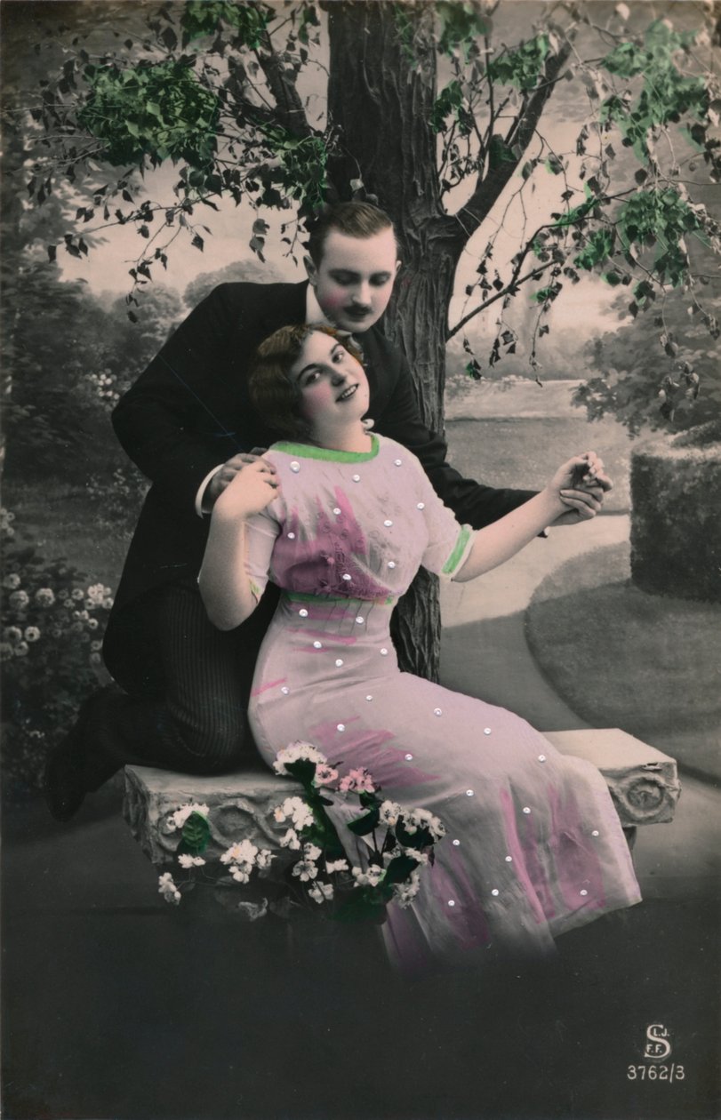 Romantikus képeslap, 1910 alkotó: Unbekannt