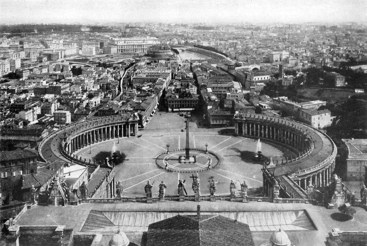 Róma a Szent Péter-kupoláról nézve, 1926 alkotó: Unbekannt