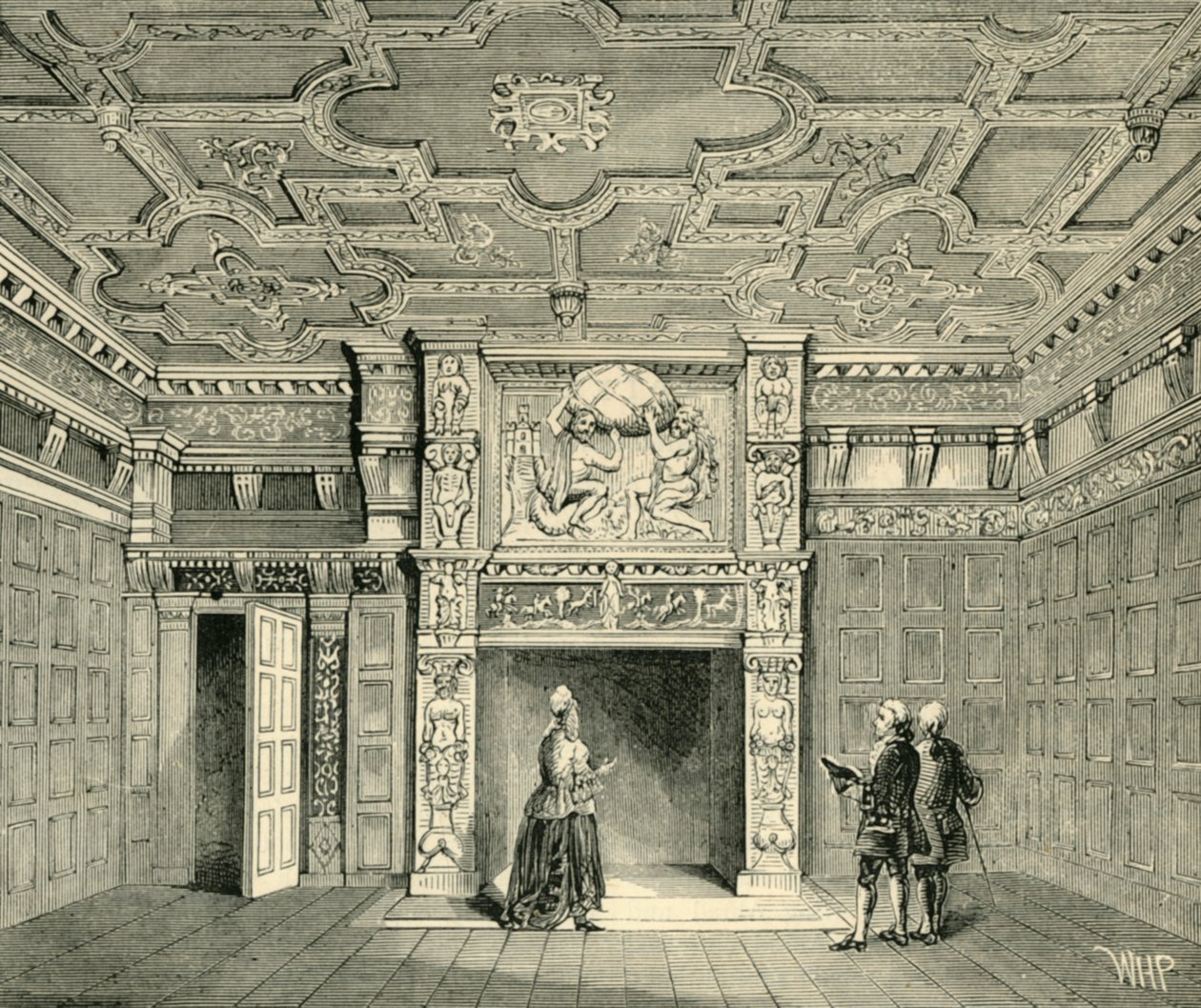 Szoba a Sir Paul Pindars Házban, 1872. alkotó: Unbekannt