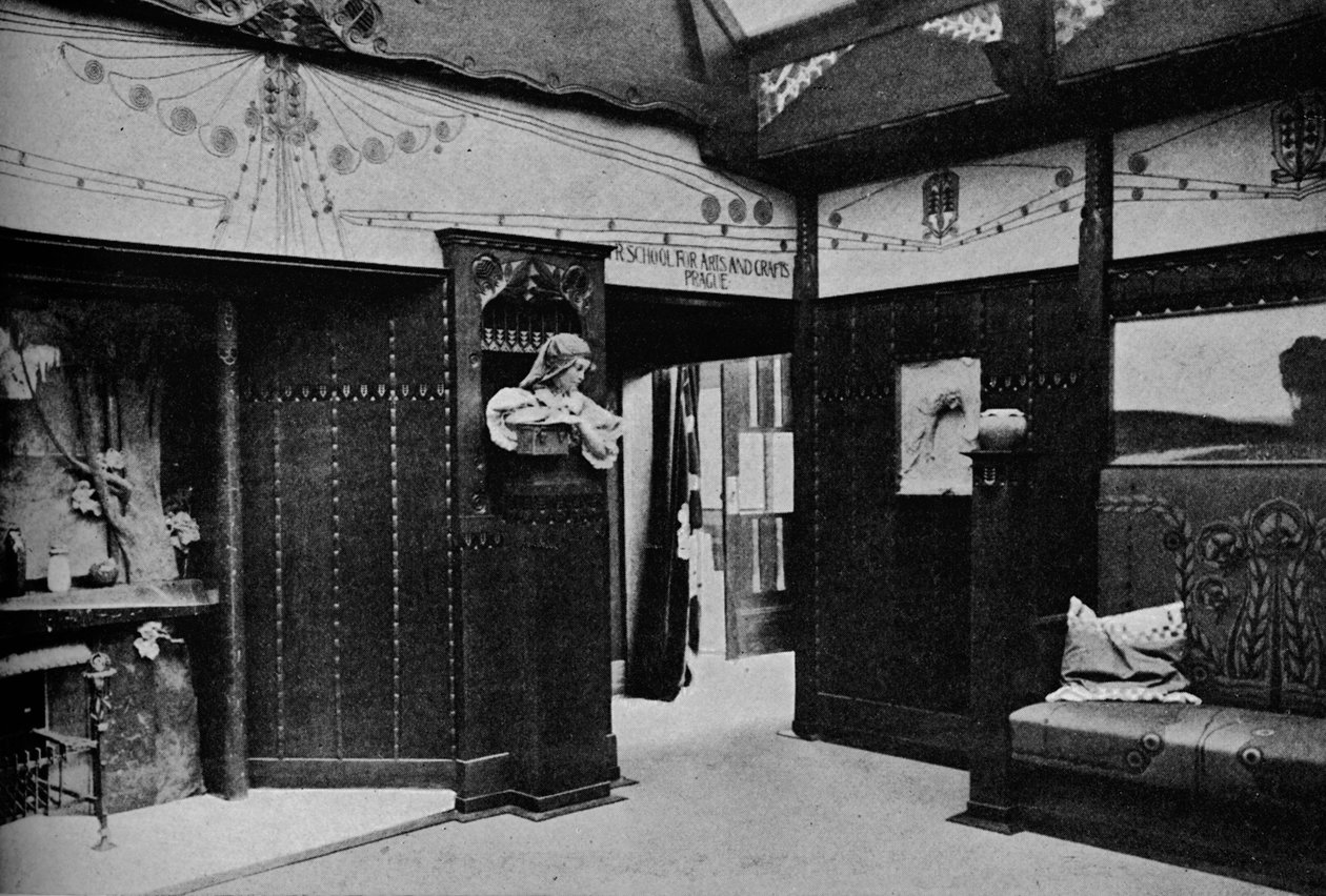 A Prágai Iparművészeti Iskola terme, St. Louis, 1905 alkotó: Unbekannt