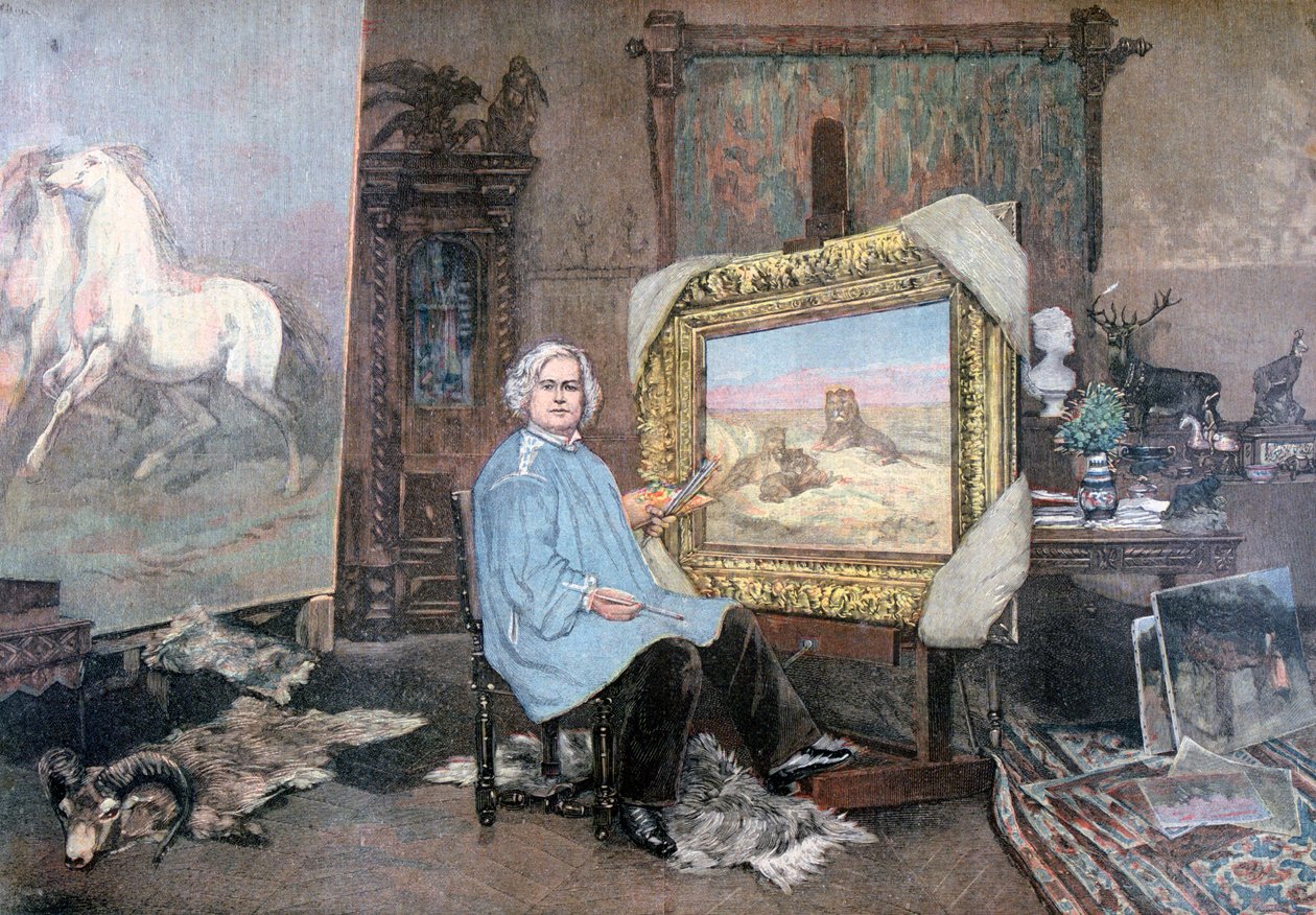 Rosa Bonheur műtermében, 1893 alkotó: Unbekannt