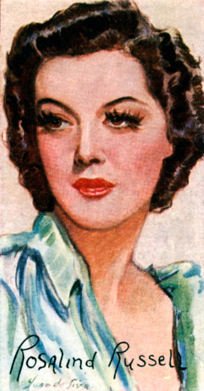 Rosalind Russell, 1907-1976, amerikai film- és színpadi színésznő, XX. alkotó: Unbekannt