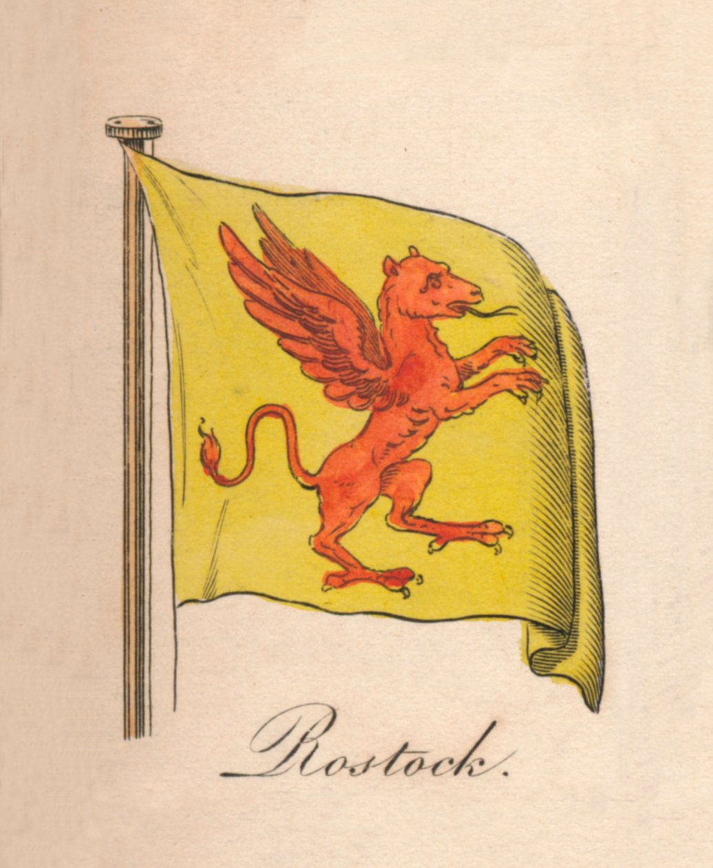 Rostock, 1838 alkotó: Unbekannt