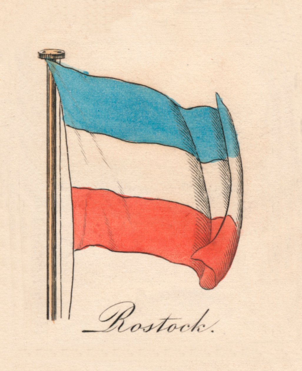Rostock, 1838 alkotó: Unbekannt