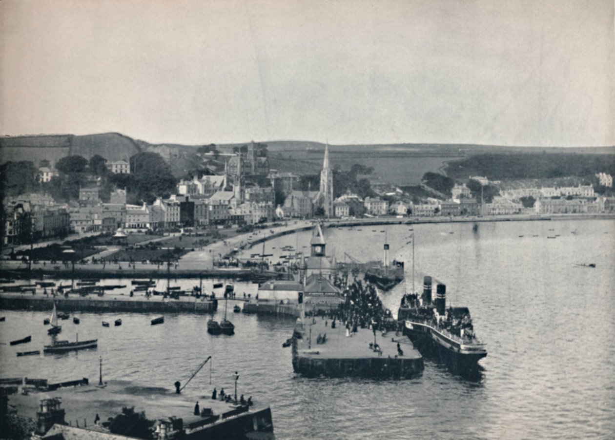 Rothesay - A leszállóhely és az esplanád, 1895 alkotó: Unbekannt