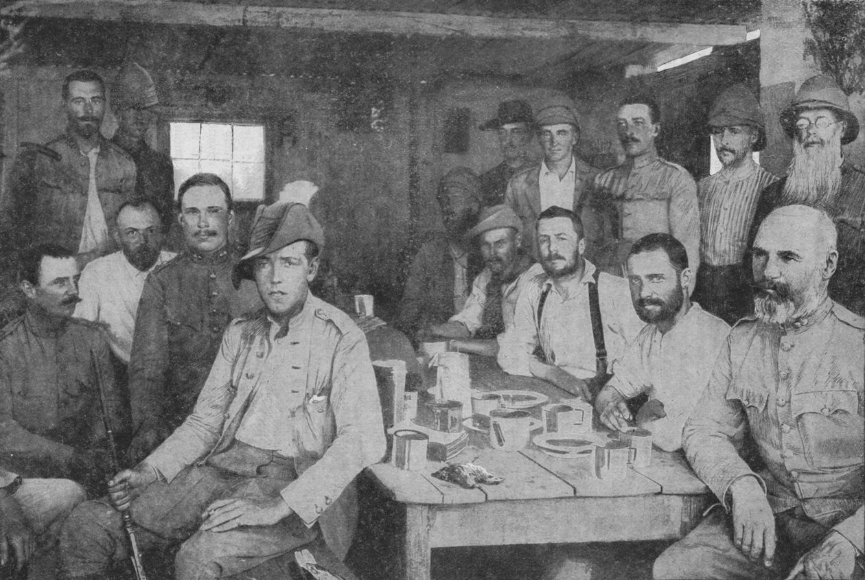 Rohanás a Modder folyó mellett: A 3. gránátos gárda tiszti rendetlensége, 1902 alkotó: Unbekannt