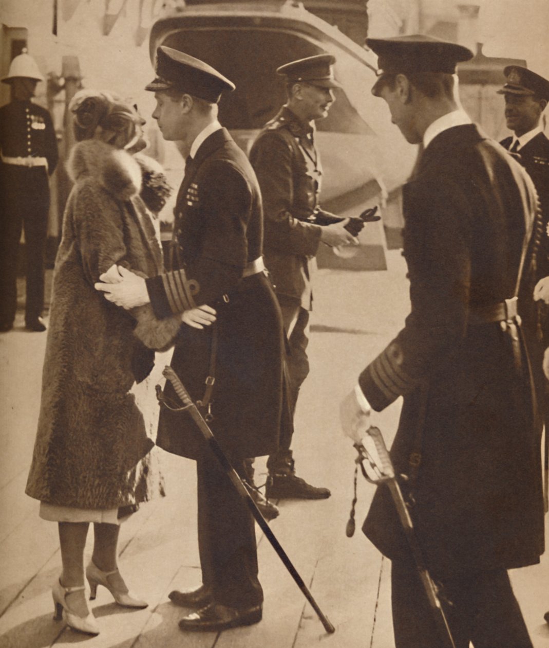 A világ körüli turné kezdete, 1927. január 6., 1937 alkotó: Unbekannt