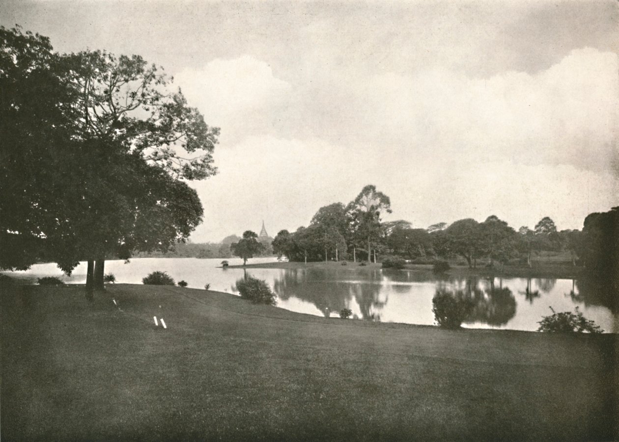 Royal Lakes, Rangoon, 1900. alkotó: Unbekannt