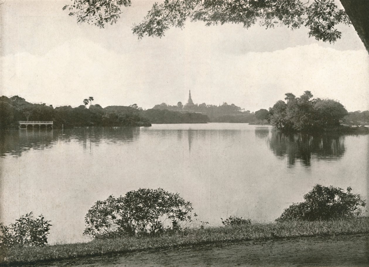 Royal Lakes, Rangoon, 1900. alkotó: Unbekannt