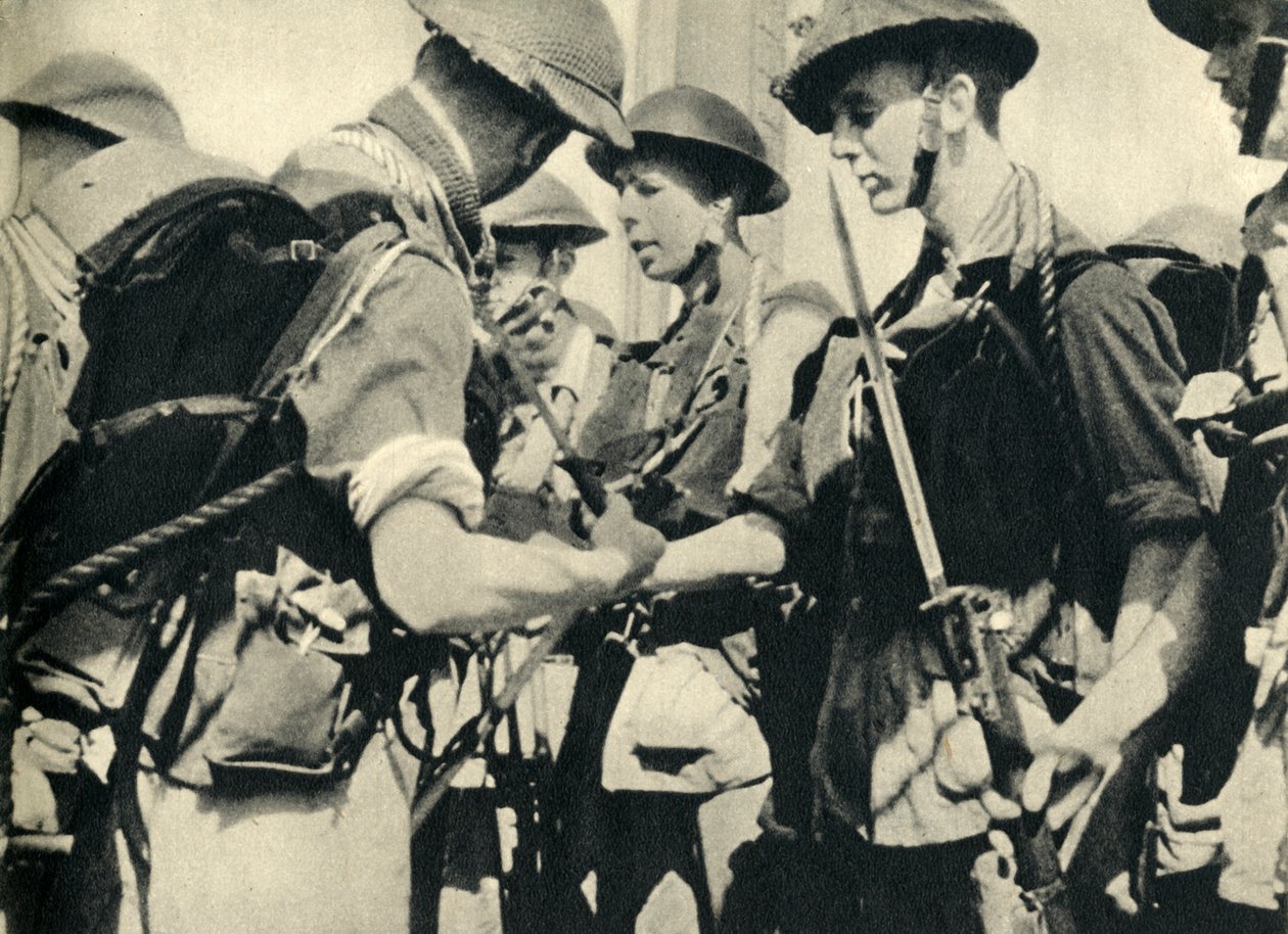 Királyi tengerészgyalogság Szicília megszállása előtt, II. világháború, 1943 1944. alkotó: Unbekannt