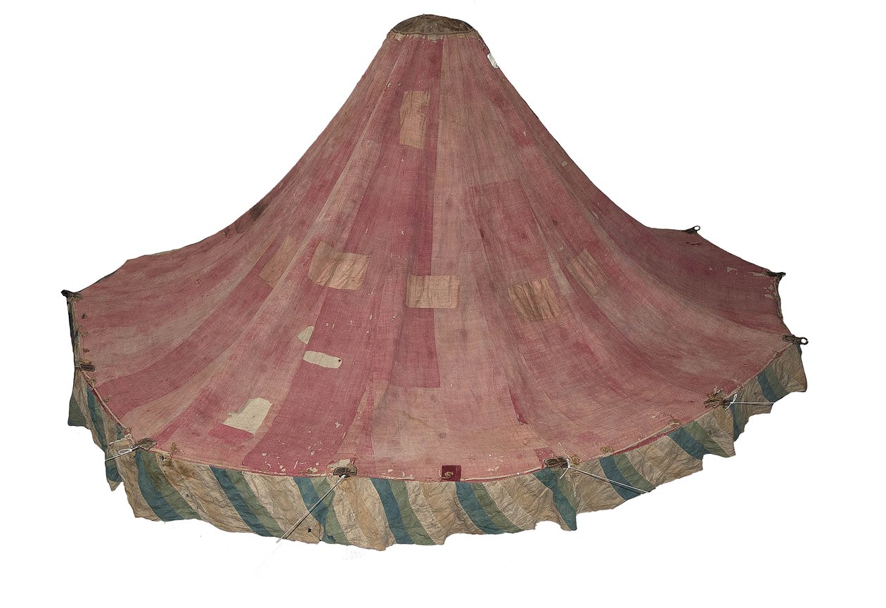 Királyi kerek sátor Muhammad Shah Roof számára készült, 1834-1848. alkotó: Unbekannt