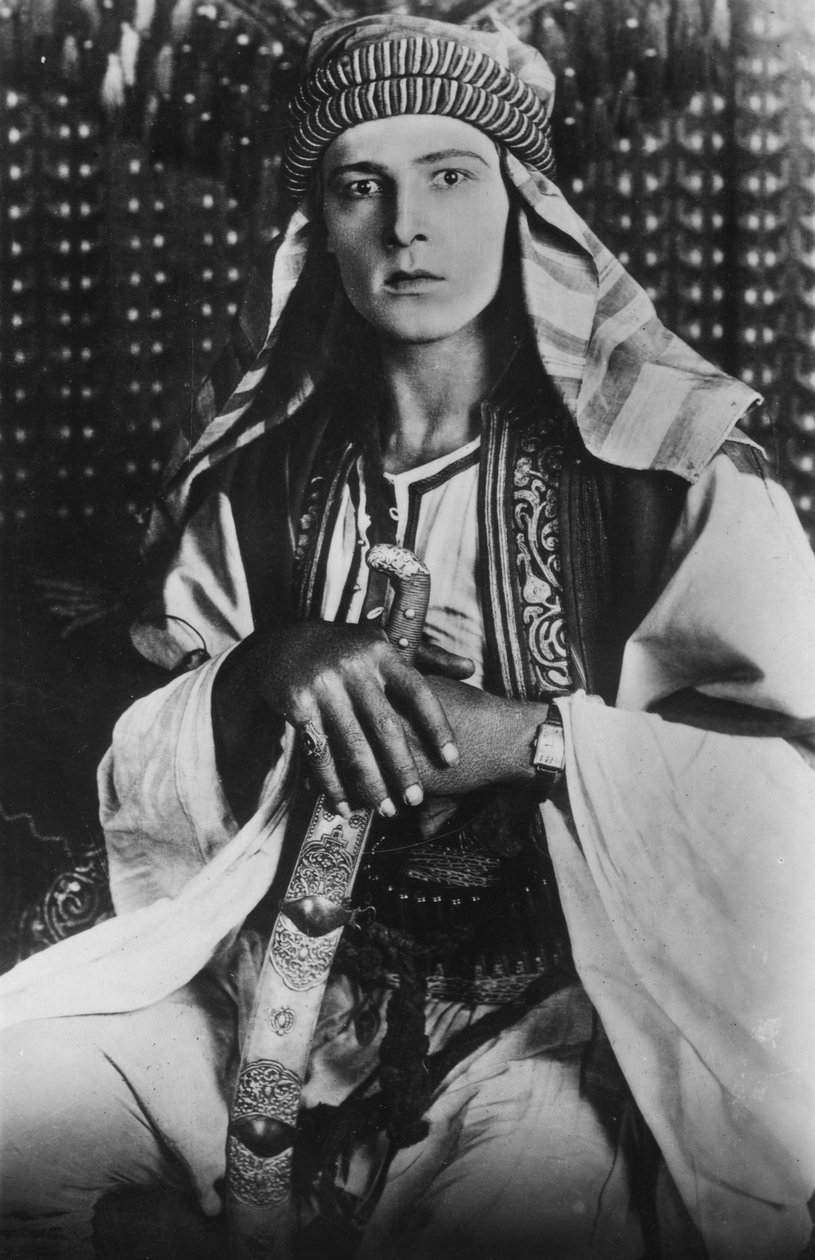 Rudolph Valentino 1895-1926: A sejk, 1921 alkotó: Unbekannt