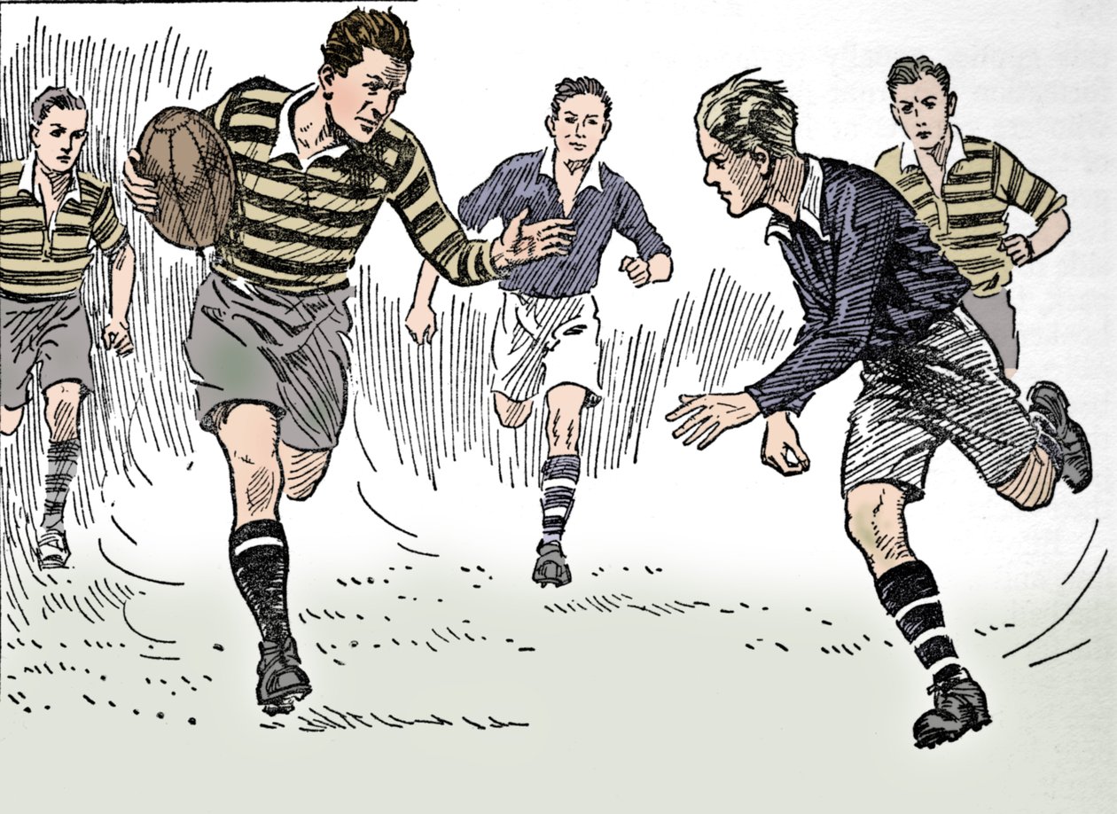 Rögbi futball, 1937 alkotó: Unbekannt