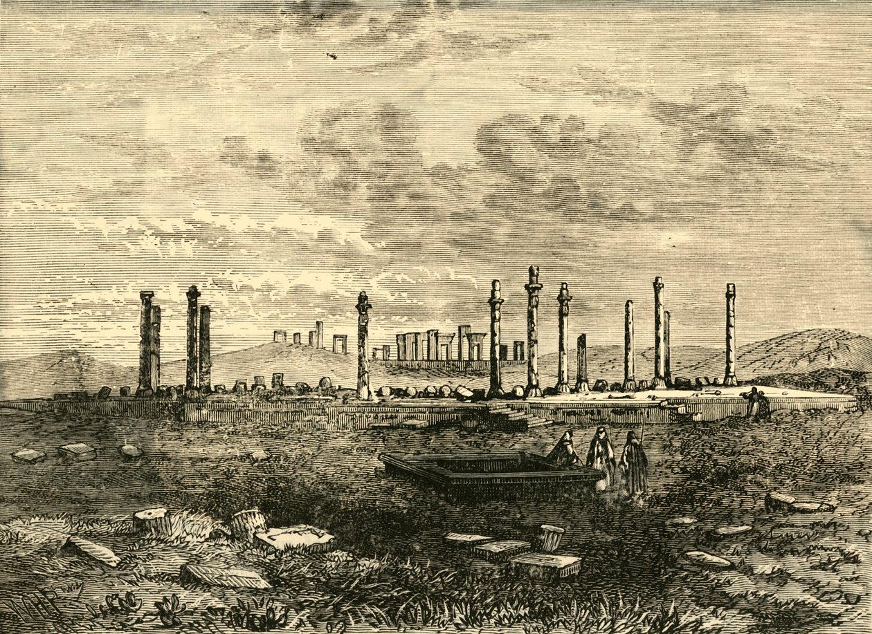 Persepolis romjai, 1890. alkotó: Unbekannt