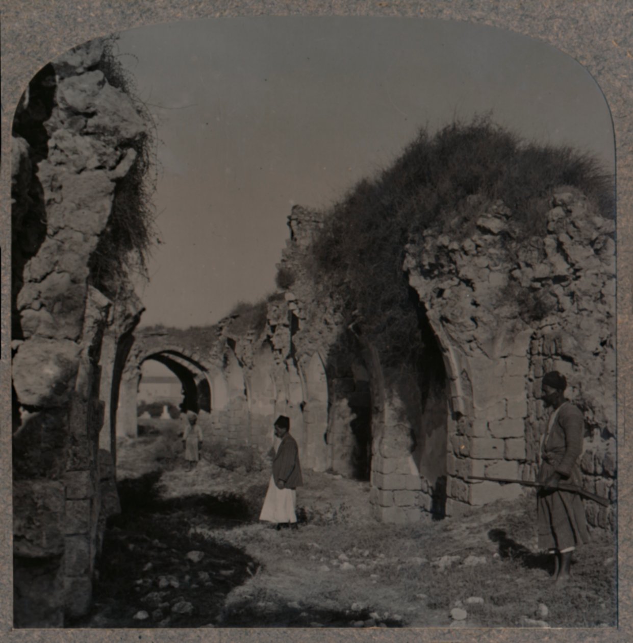A keresztesek templomának romjai, Ramleh, 1900 alkotó: Unbekannt