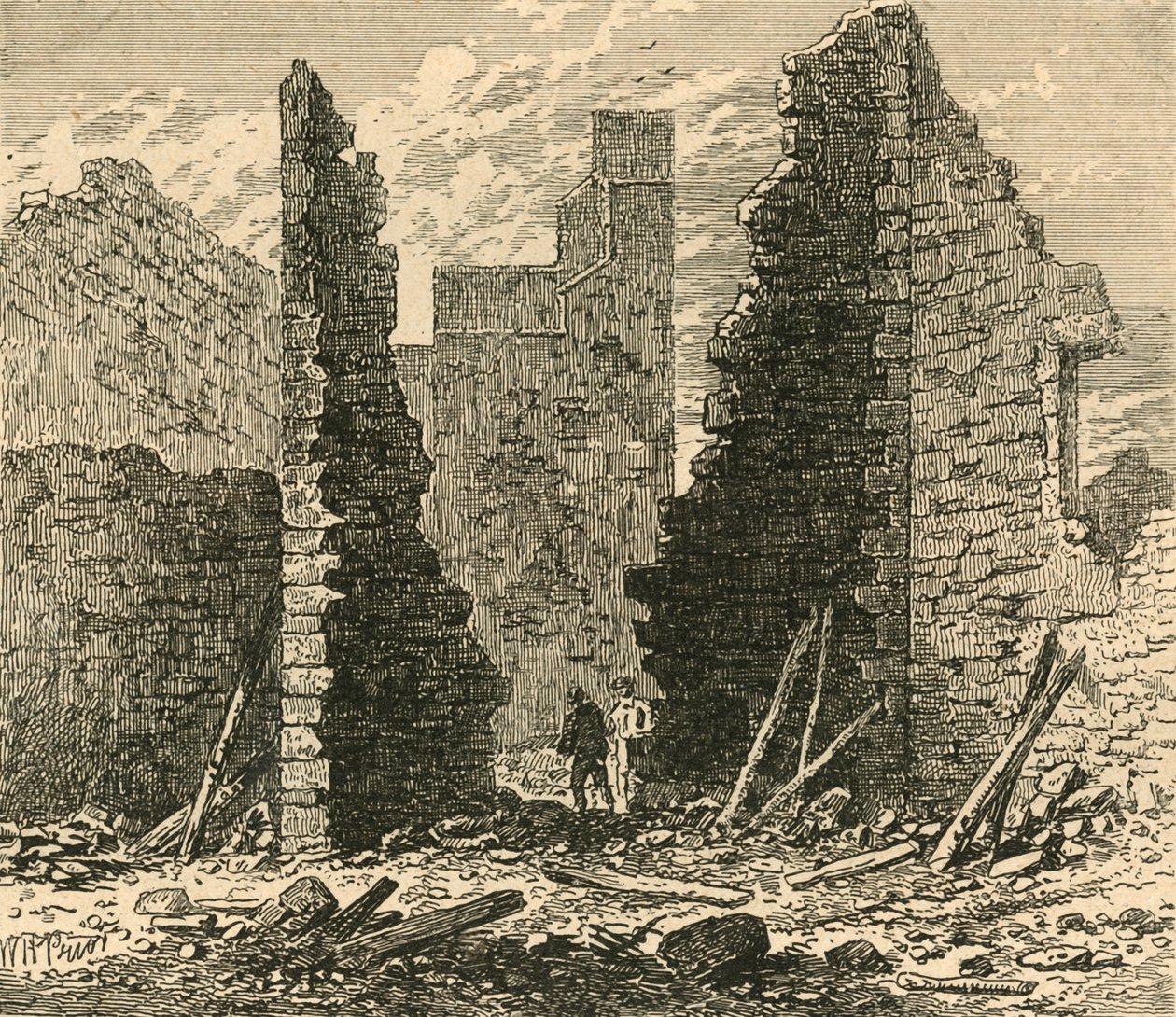 A Barbakán romjai a Ludgate-hegyen, 1792, 1897. alkotó: Unbekannt
