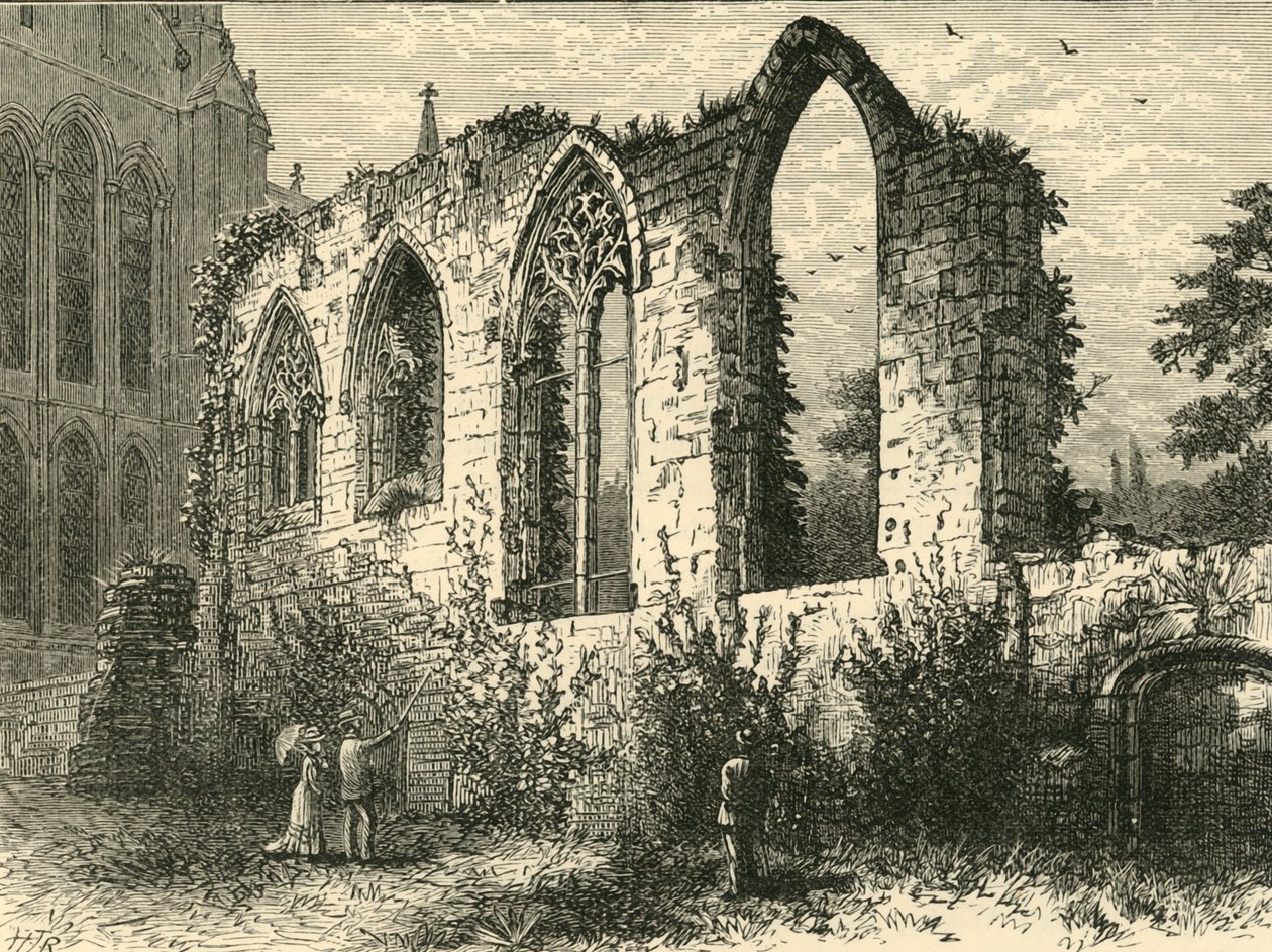 A Vendégterem romjai, 1898. alkotó: Unbekannt