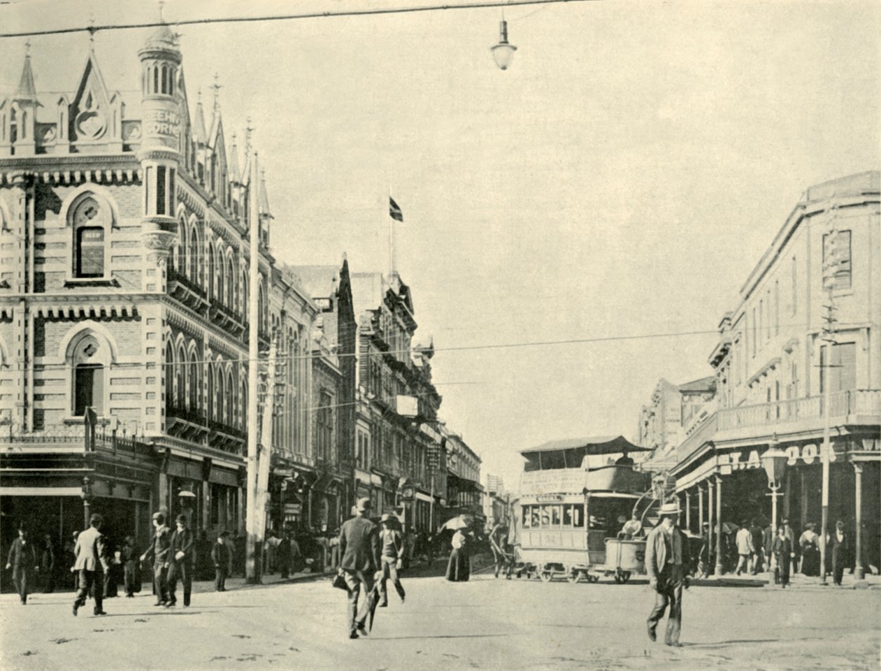 Rundle Street, Adelaide, 1901. alkotó: Unbekannt