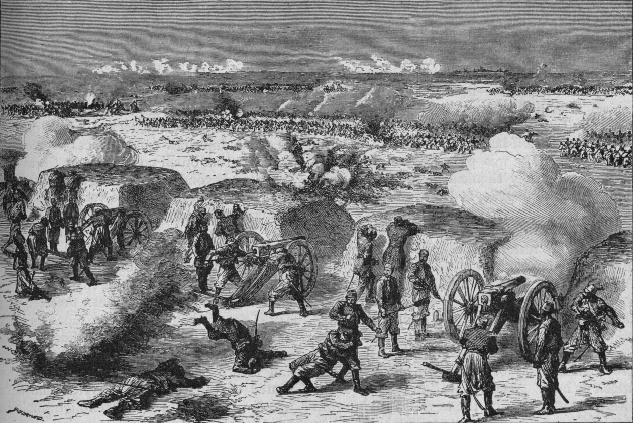 Orosz támadás a török redoub ellen, 1902 alkotó: Unbekannt