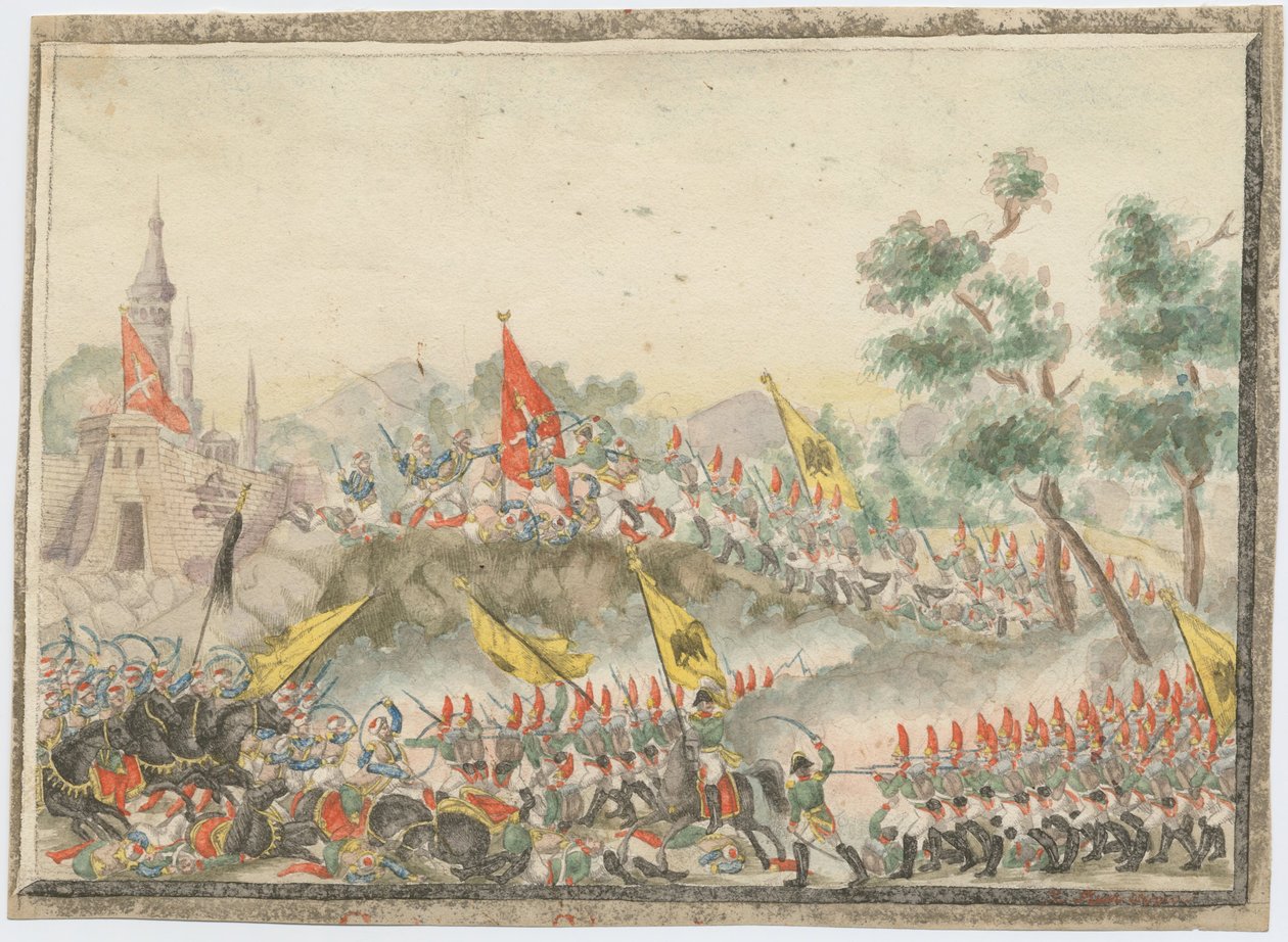 Az orosz hadsereg 1790-ben, 1829-ben elfoglalta Izmail erődjét alkotó: Unbekannt