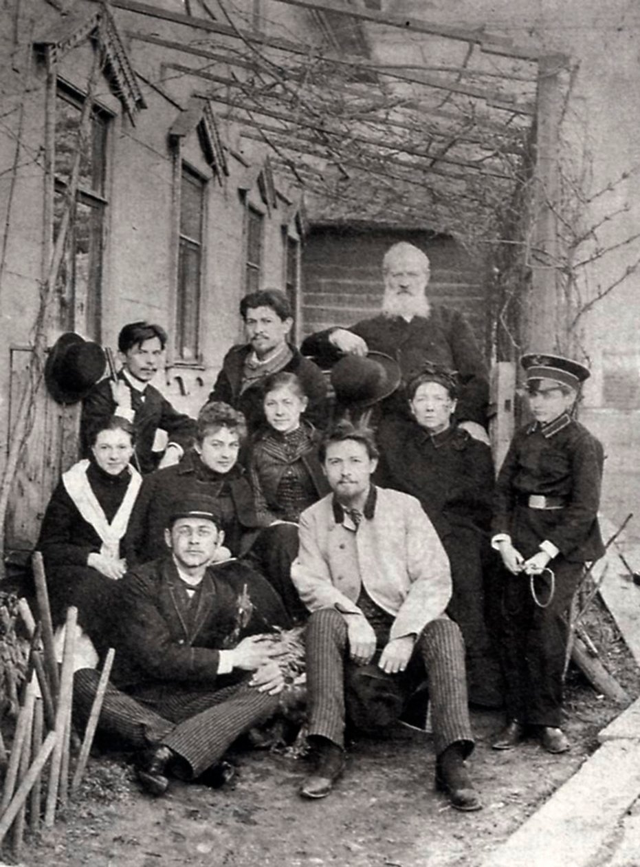 Anton Csehov orosz író családjával és barátaival, 1890 alkotó: Unbekannt