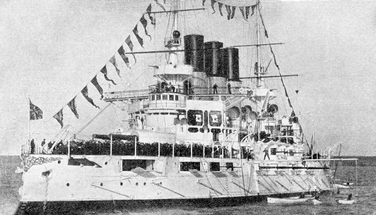 Orosz Retvisan csatahajó, orosz-japán háború, 1904-5 alkotó: Unbekannt