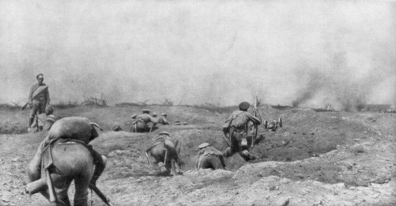 Orosz offenzíva, Dzike Lani, Ternopil, Ukrajna, Első világháború, 1917. július 1. alkotó: Unbekannt