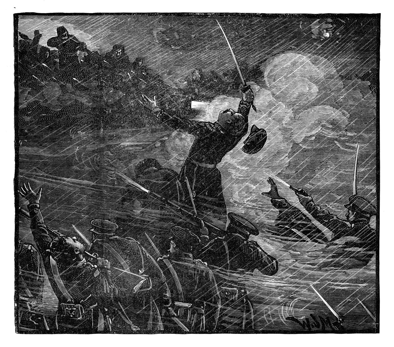 Orosz visszaverés Szilisztriánál, 19. század, 1888 alkotó: Unbekannt