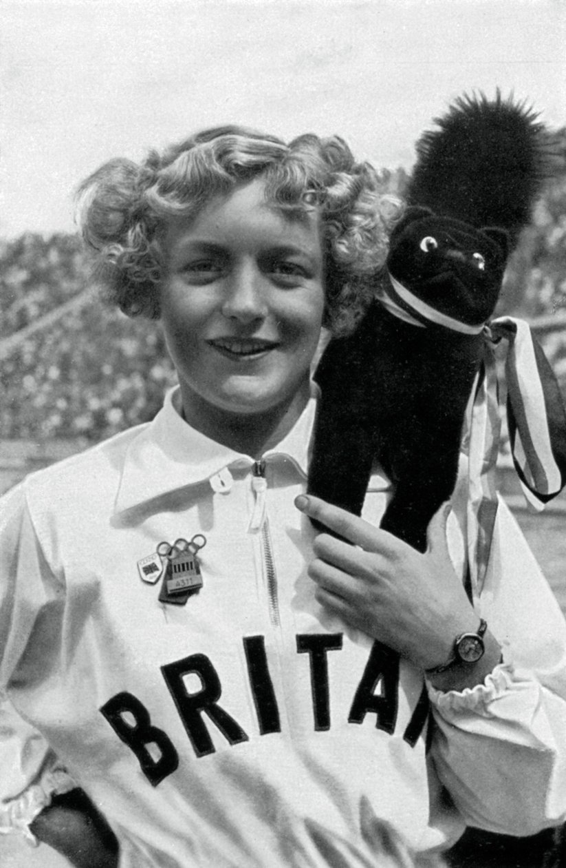 Ruthley Moris-Hancock brit úszó, berlini olimpia, 1936 alkotó: Unbekannt
