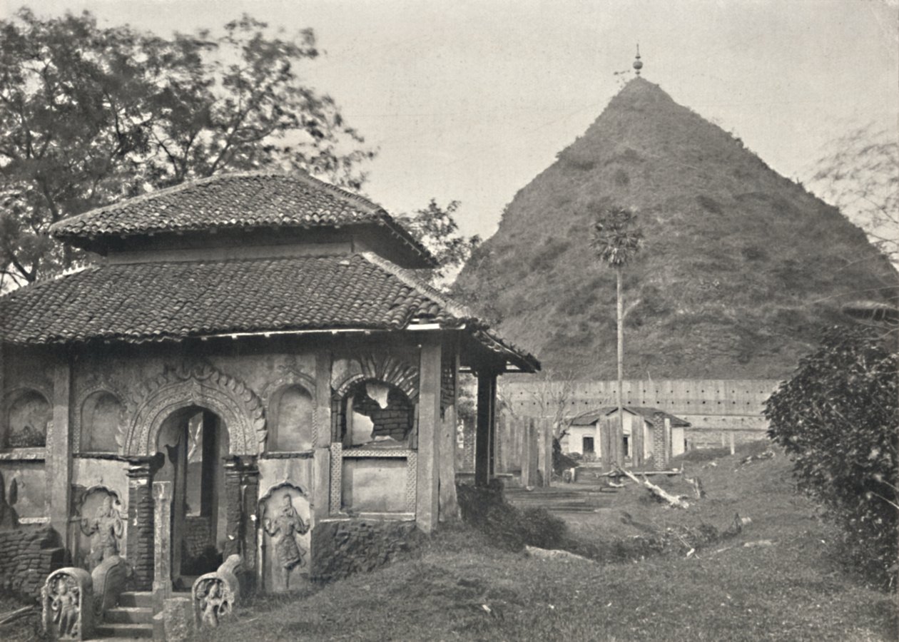Ruwanweli Dagoba Anuradhapurában. Keleti oldal, 1926 alkotó: Unbekannt
