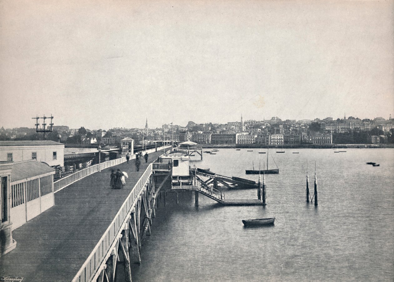 Ryde – Kilátás a mólóról, 1895 alkotó: Unbekannt
