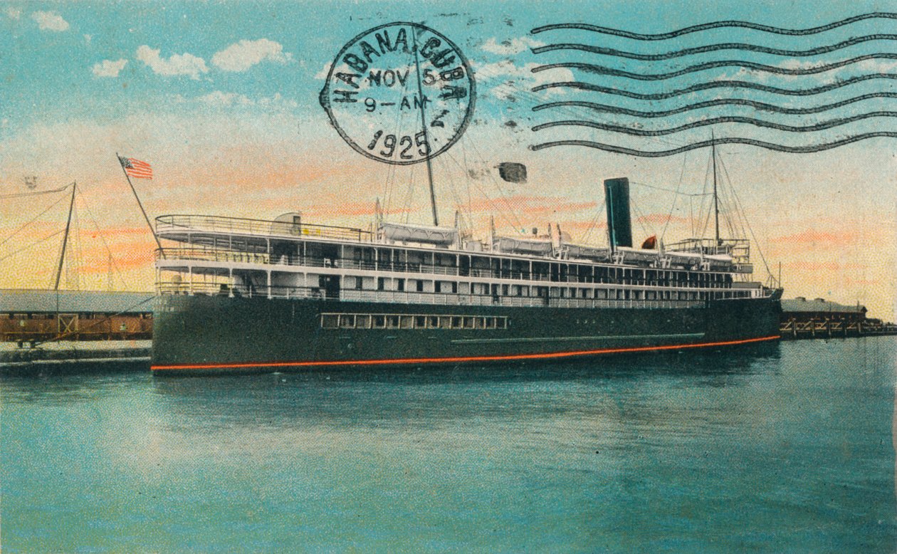 SS Cuba, Key West, Florida, 1925 alkotó: Unbekannt