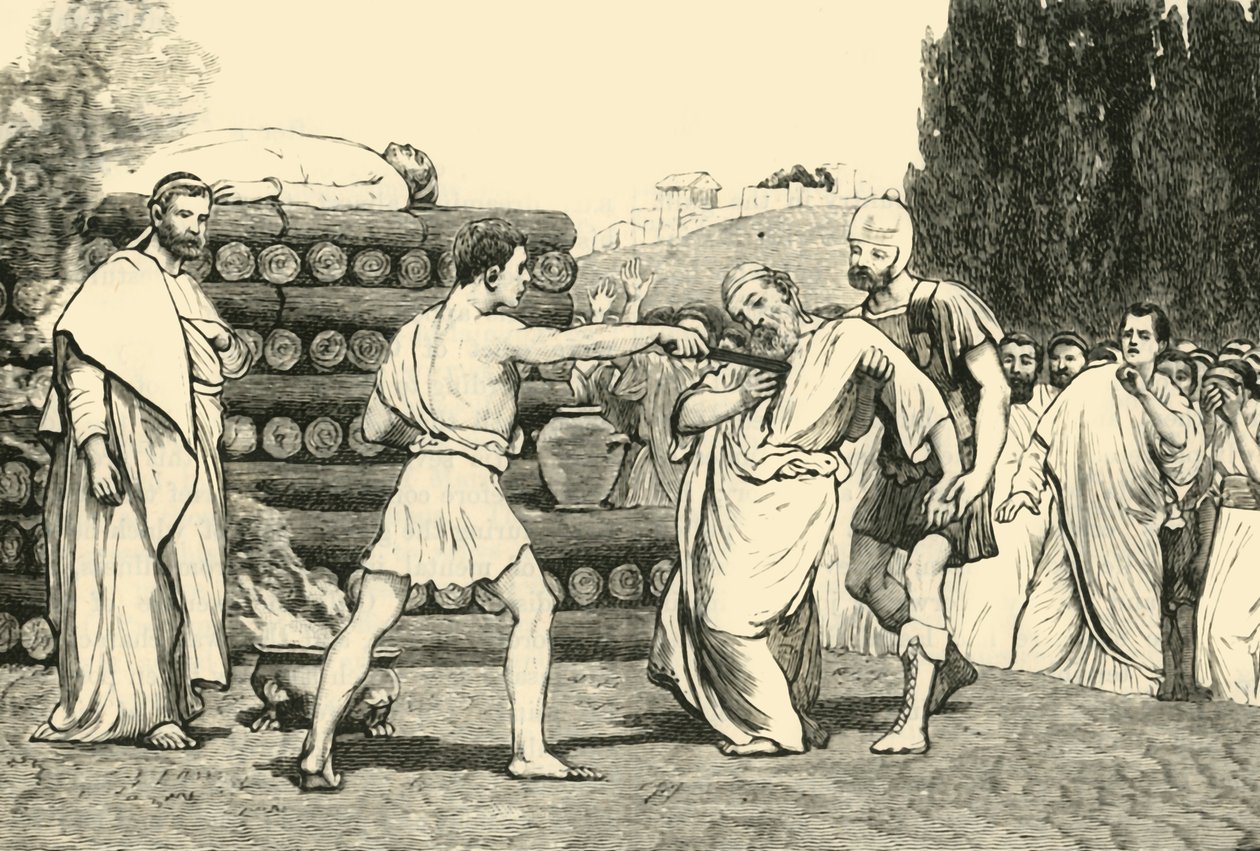 Scaevola áldozata, 1890. alkotó: Unbekannt