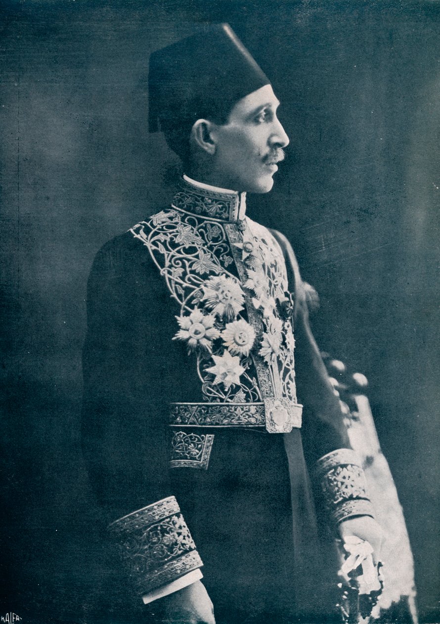 Sadek Wahba pasa, egyiptomi diplomata, 1933. alkotó: Unbekannt