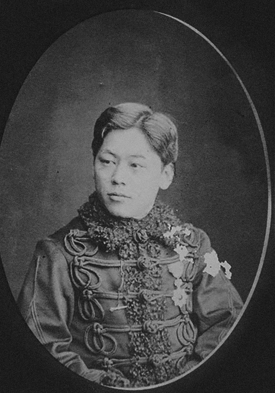Sagen Ishizuka 1850-1909 26 évesen, 1876-ban. alkotó: Unbekannt