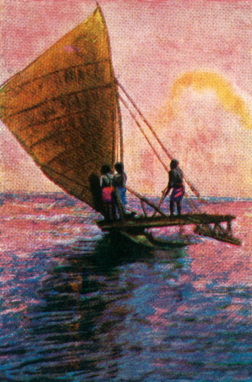 Vitorlás, Fidzsi-szigetek, c1928. alkotó: Unbekannt