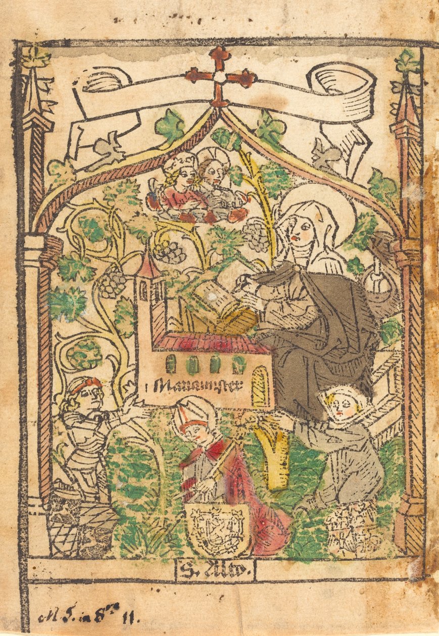 Saint Alto, Szent Bridget és a Mariamunster alapítói, c. 1500. alkotó: Unbekannt
