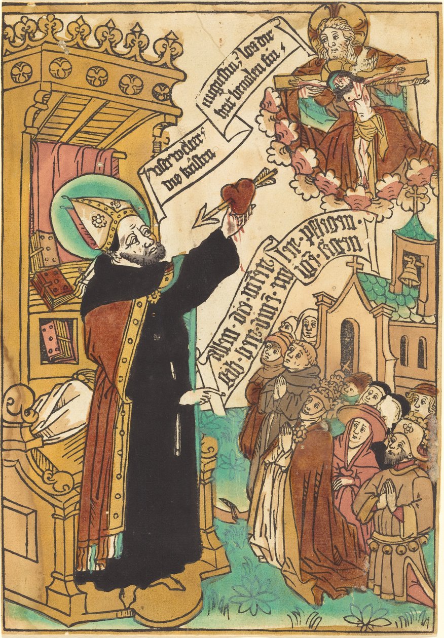 Szent Ágoston, 14501460. alkotó: Unbekannt