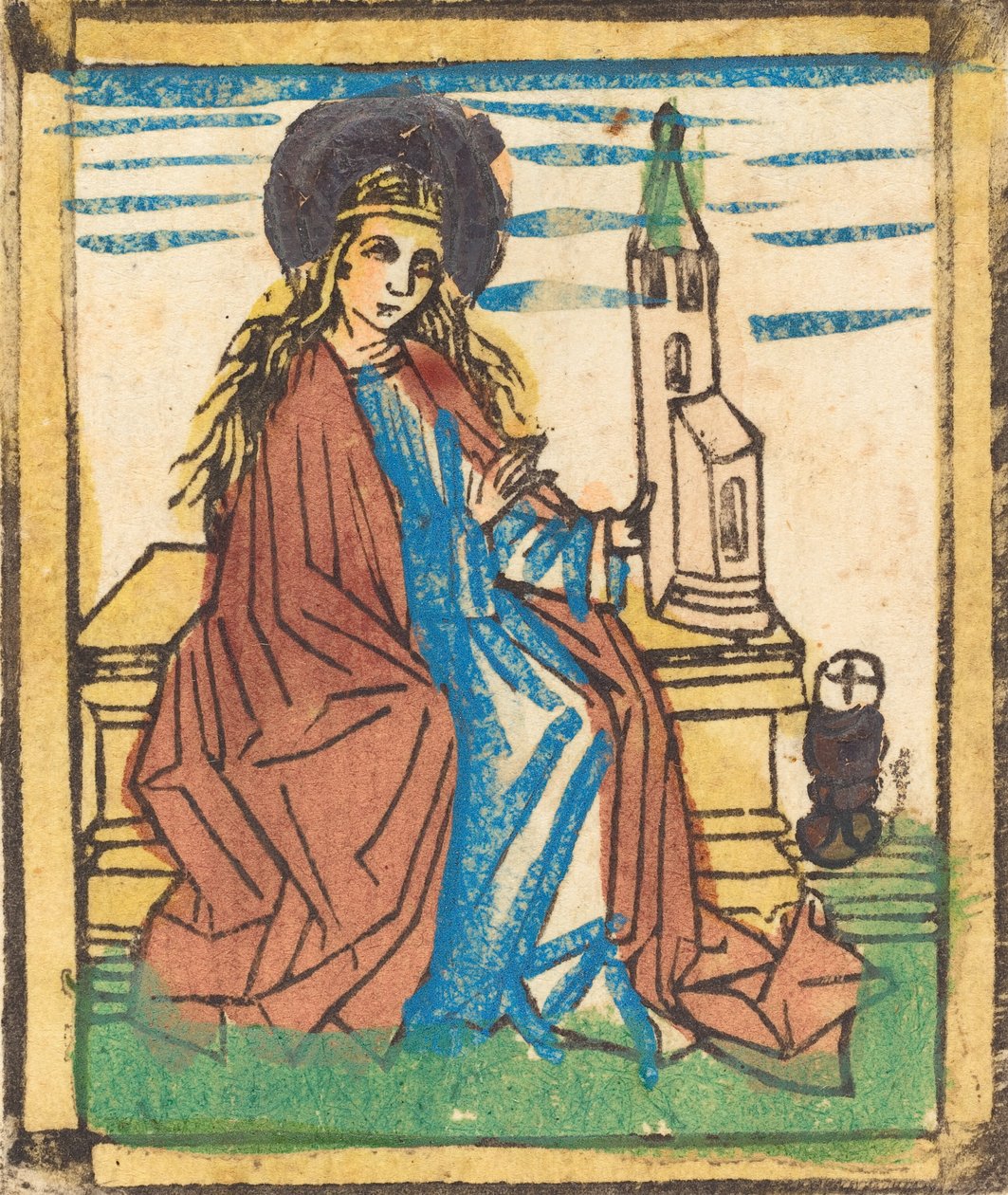 Szent Borbála, 14601470. alkotó: Unbekannt
