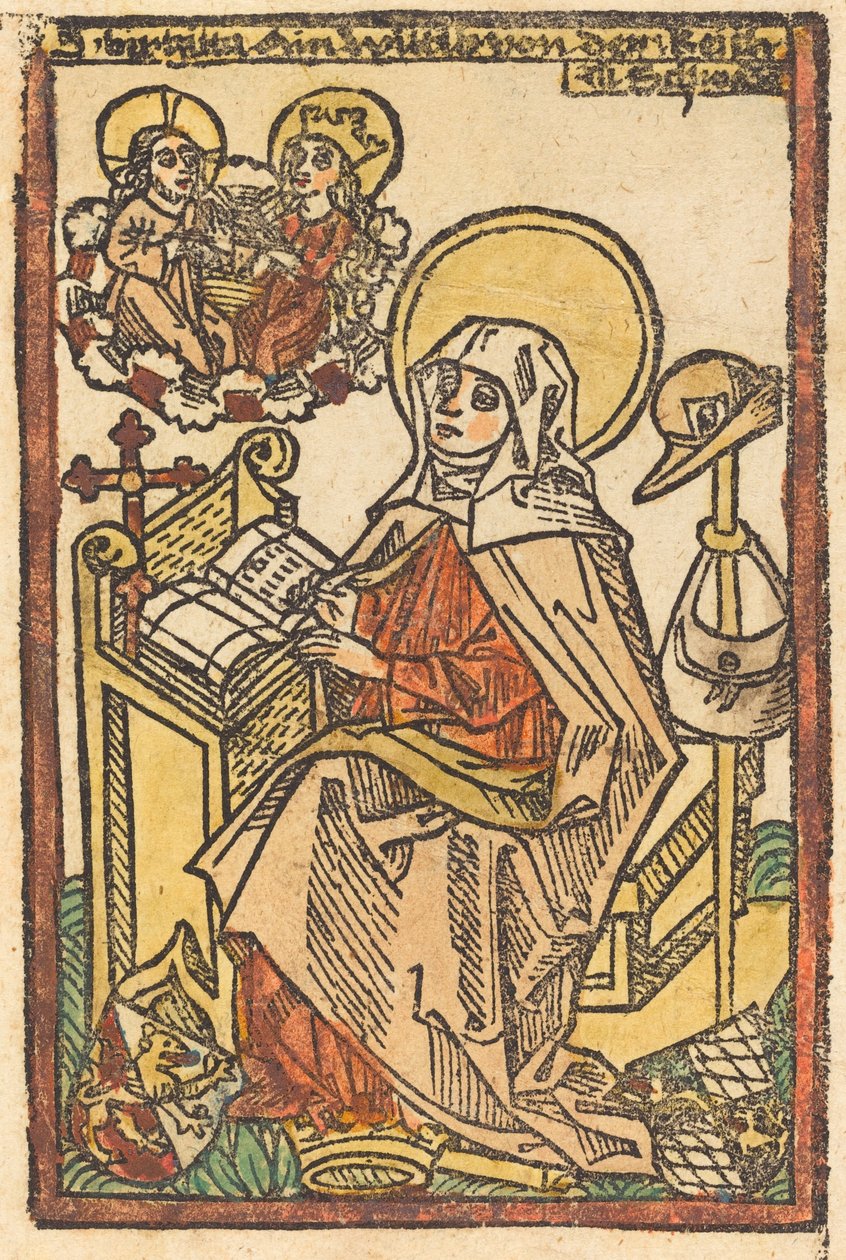 Szent Bridget, c. 14801500. alkotó: Unbekannt