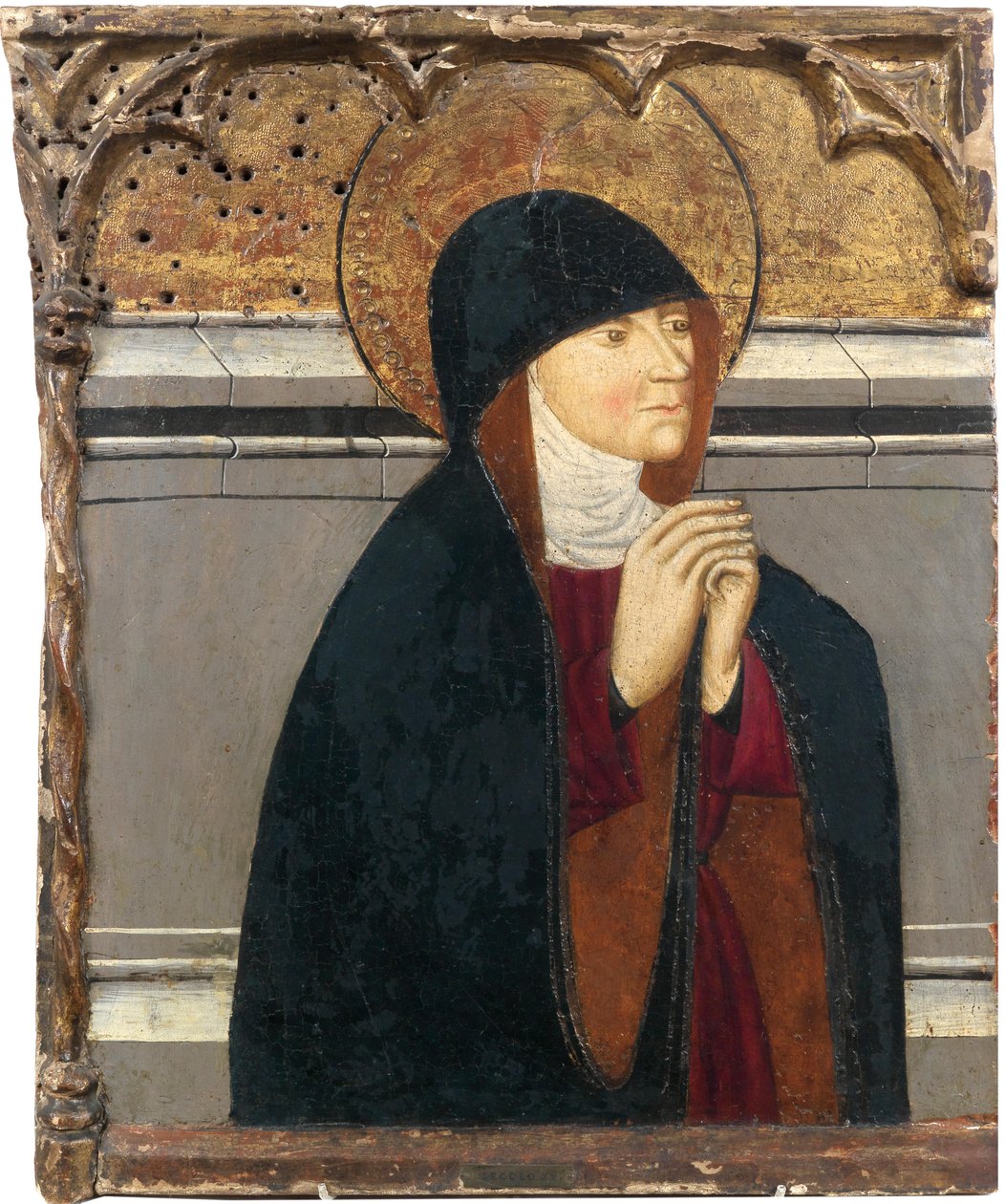 Assisi Szent Klára, 15. század. alkotó: Unbekannt