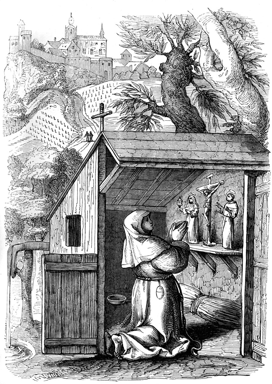 Saint Colette 1381-1447, XVI. század 1849 alkotó: Unbekannt