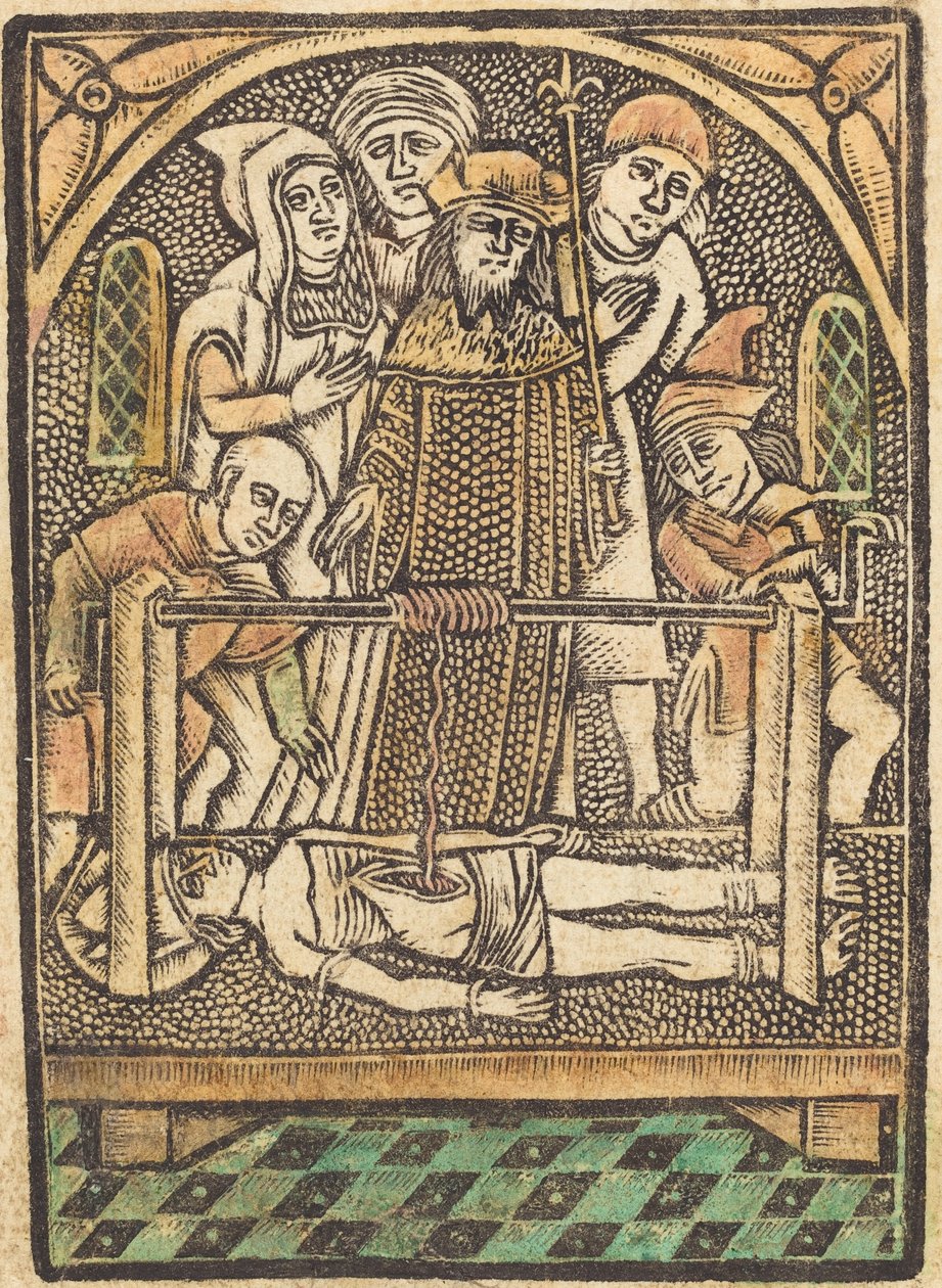 Szent Erasmus, c. 14701480. alkotó: Unbekannt