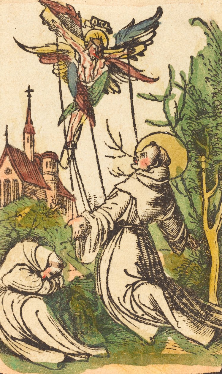 Szent Ferenc a stigmákat fogadja, 15001510. alkotó: Unbekannt