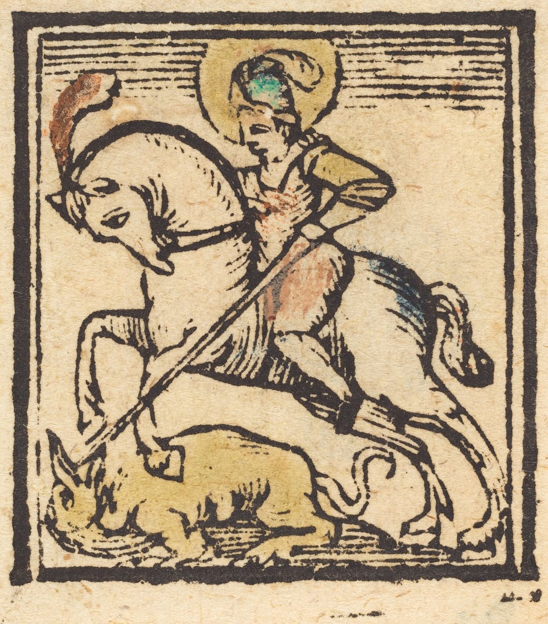 Szent György, c. 1475. alkotó: Unbekannt