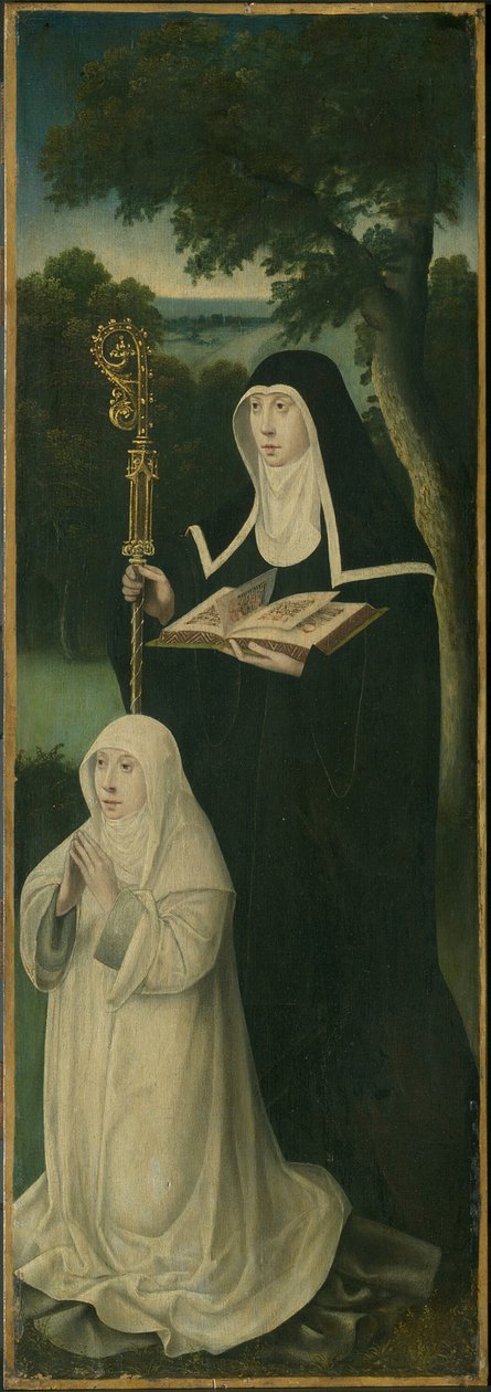 Nivelles-i Szent Gertrud és egy ágostai kanonoknő, 152550. alkotó: Unbekannt
