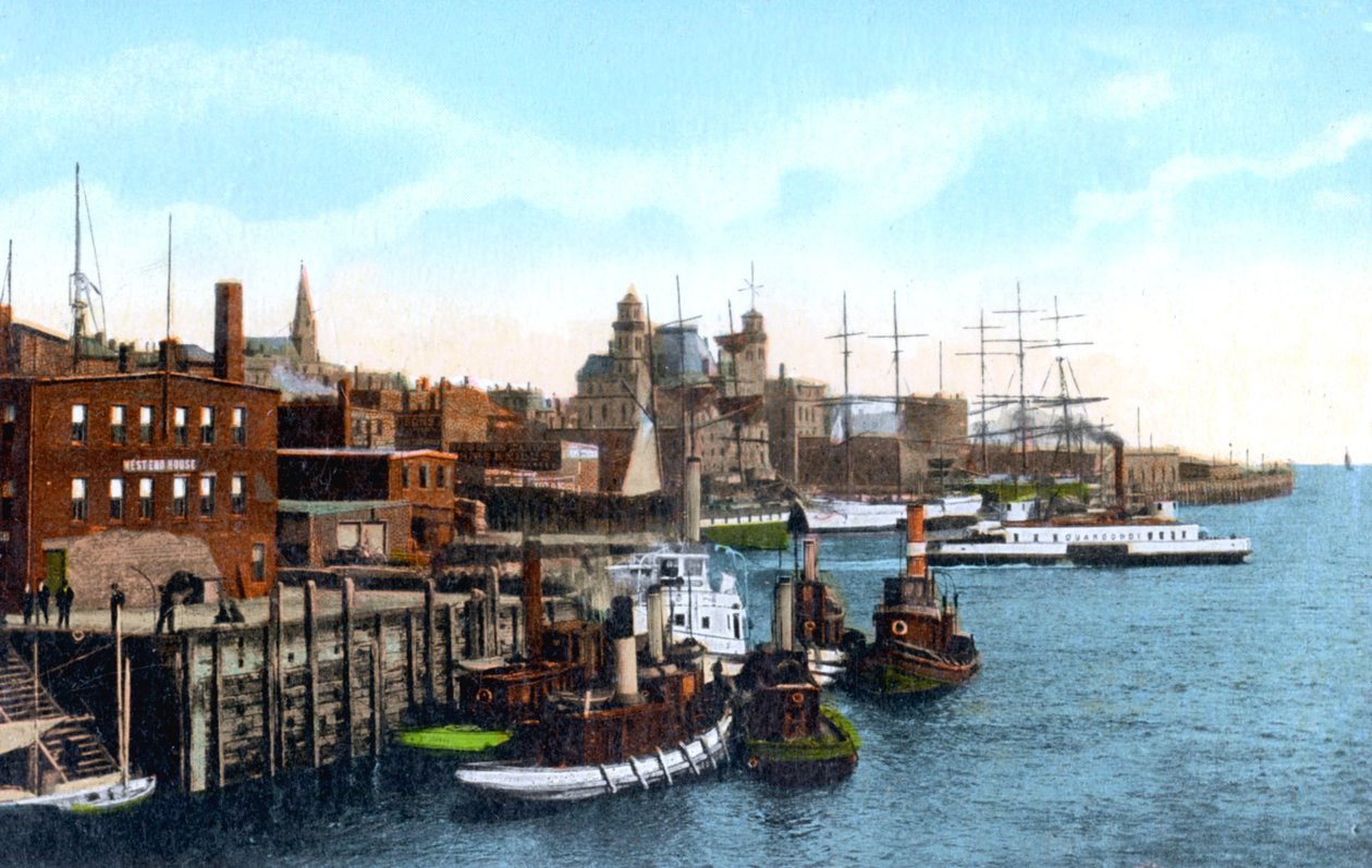 Saint John kikötő, Saint John, New Brunswick, Kanada, 1900-as évek alkotó: Unbekannt