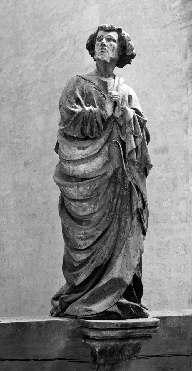 Golgota Szent János Névtelen szobor Dim. 150 cm Collegiale Saint Hippolyte, Poligny (Jura) alkotó: Unbekannt